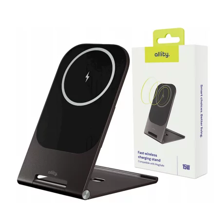 Incarcator Wireless Allity AWC-200-15WMS, 15W, Graphite