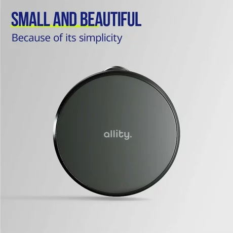 Suport Auto Magnetic AllityACH-300, cu incarcare wireless, 15W, Negru