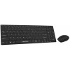 Combo mouse+tastatura wireless Esperanza Liberty, EK122K, 800-1600dpi, 99 taste, Negru
