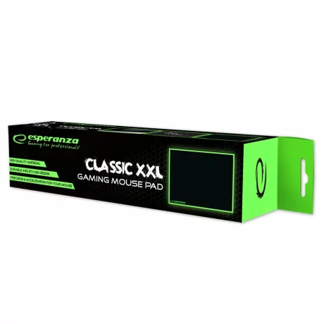 Mousepad gaming Classic Esperanza, EGP106K, maxi XXL, Negru
