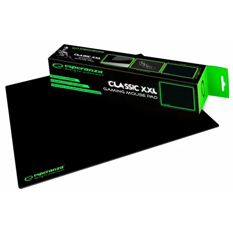 Mousepad gaming Classic Esperanza, EGP106K, maxi XXL, Negru