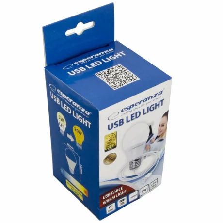 Bec Esperanza, ELL170, Led, USB, 5W, 460 lumeni