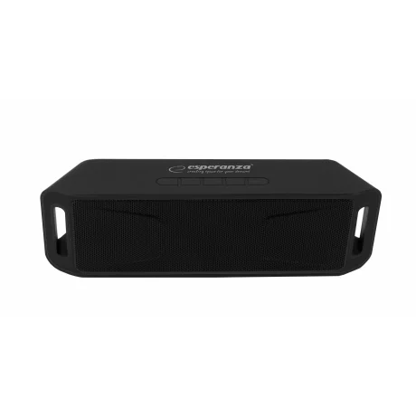 Boxa portabila FM Esperanza Folk, EP126KK, radio FM, BT, USB, microSD, 2x3W, 800mAh, Negru