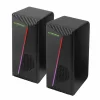 Boxe PC 2.0 Esperanza Nortec, EGS106, RGB, Usb, 3,5 mini-jack, 2x3W, Negru