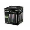 Boxe PC 2.0 Esperanza Nortec, EGS106, RGB, Usb, 3,5 mini-jack, 2x3W, Negru