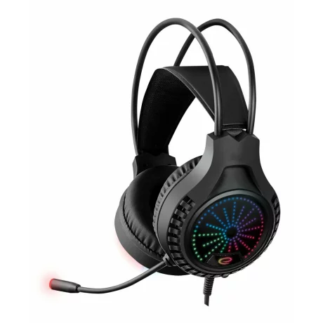 Casti gaming cu microfon Esperanza Aviator, EGH5000, RGB, stereo, 1.5m, Negru/Verde