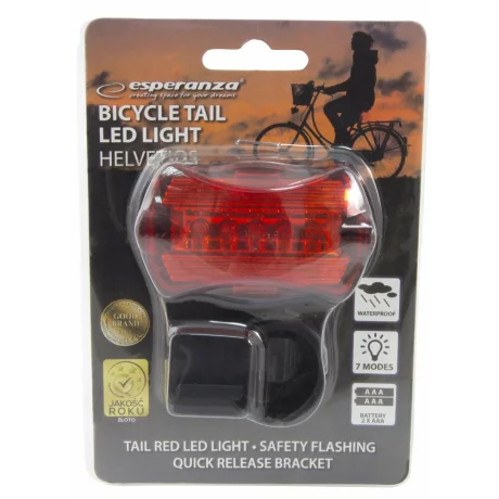 Far spate pentru bicicleta Esperanza Arion EOT009, Led, Rosu