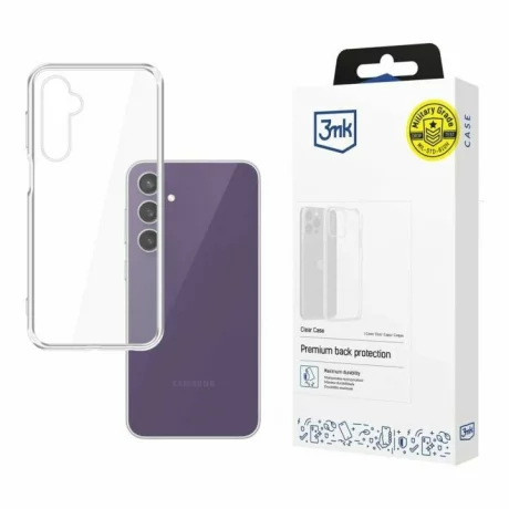 Husa de protectie 3mk Clear Case pentru Samsung Galaxy S23 FE, Transparenta