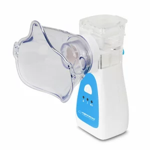 Inhalator/Nebulizator Esperanza Respiro, ECN006, 2W, capacitate 12ml, Alb/Albastru