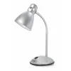 Lampa de birou E27 Esperanza Alkes, ELD113S, cu brat flexibil, 12W, Argintiu