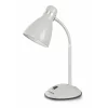 Lampa de birou E27 Esperanza Alkes, ELD113W, cu brat flexibil, 12W, Alb
