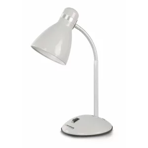 Lampa de birou E27 Esperanza Alkes, ELD113W, cu brat flexibil, 12W, Alb