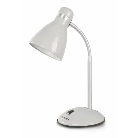 Lampa de birou E27 Esperanza Alkes, ELD113W, cu brat flexibil, 12W, Alb