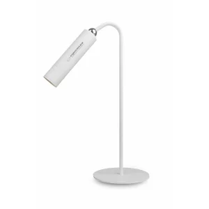 Lampa de birou LED Esperanza Agena 3in1, ELD118W, 3W, 1800mAh, USB-C, Alb