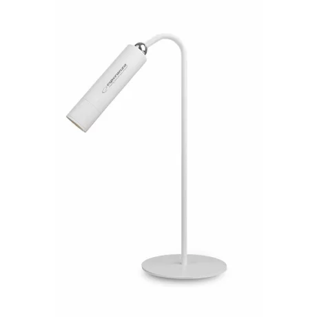 Lampa de birou LED Esperanza Agena 3in1, ELD118W, 3W, 1800mAh, USB-C, Alb