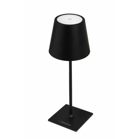 Lampa de birou LED Esperanza Miram, ELD119K, 3W, 2400mAh, USB-C, Negru