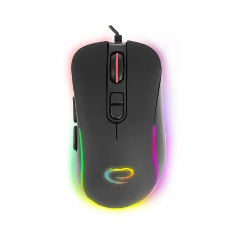 Mouse Optic Gaming Esperanza Hesperis, EGM303, RGB, 2400dpi, 1.25m, Usb-C, Negru