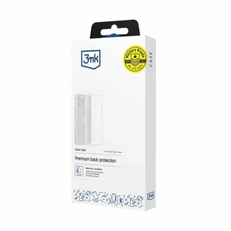 Husa de protectie 3mk Clear Case pentru Samsung S23 Ultra,  Transparenta