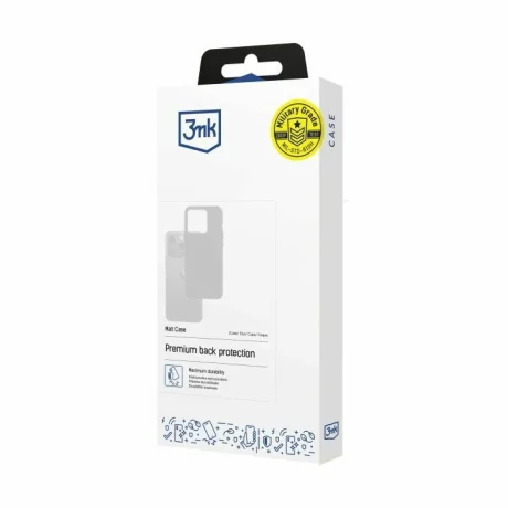 Husa de protectie 3mk Matt Case pentru Samsung S22+,  Neagra