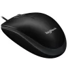 Logitech Corded Optical Mouse B100, 1000 DPI, Black
