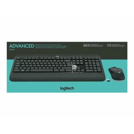 Logitech Wireles Combo MK540, Keyboard &amp;  Mouse, US International layout, USB, Black