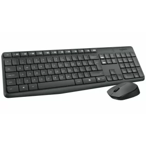 Logitech Wireless Combo MK235, Keyboard &amp; Mouse, US International layout, USB, Black