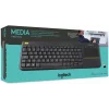 Logitech Wireless Keyboard K400 Plus, built-in touchpad, US International layout, Black