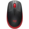 Logitech Wireless Mouse  M190, 1000 DPI, Red