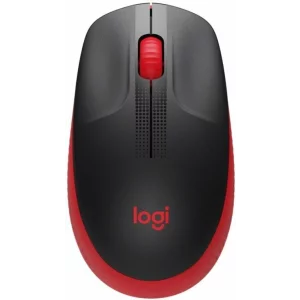 Logitech Wireless Mouse  M190, 1000 DPI, Red