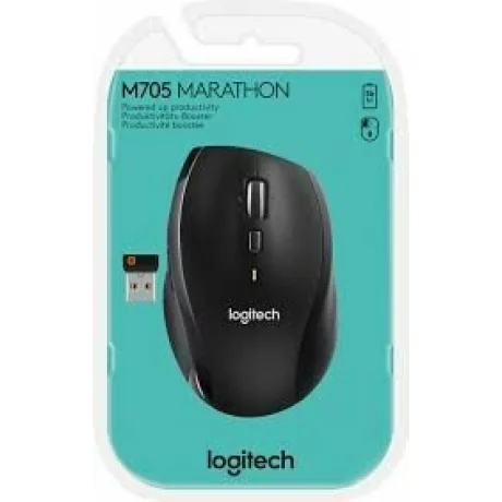 Logitech Wireless Mouse  M705 Marathon, 1000 DPI, Silver