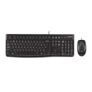 Logitech Corded Combo MK120, Keyboard &amp; Mouse, US International layout, USB, Black