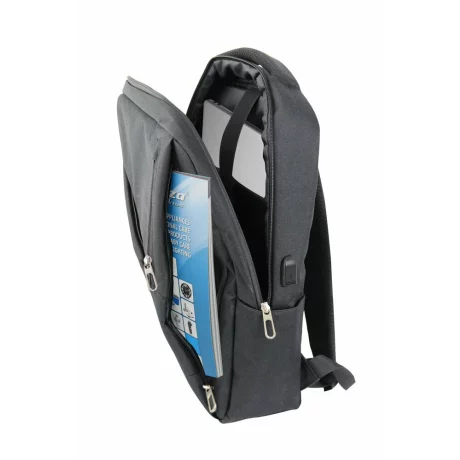Rucsac laptop Esperanza Novara, ET197, 15.6&quot;, poliester, Gri