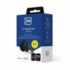 Suport auto 3mk Car MagCharger™, wireless MagSafe , fixare in grila de ventilare+ incarcator auto 15W, Negru