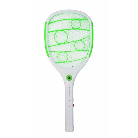 Paleta electrica anti-insecte 3 in 1 Esperanza Bluntman, EHQ010G, 3W, 22cm, LED, Alb/Verde