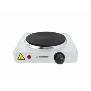 Plita electrica Esperanza St. Helens, EKH013W, 1000W, 15.5cm, Alb