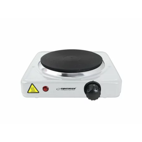 Plita electrica Esperanza St. Helens, EKH013W, 1000W, 15.5cm, Alb