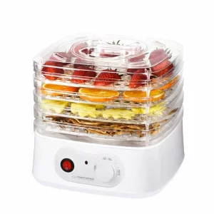 Deshidrator pentru alimente Esperanza Appetissant, EKD004, 250W, 4 tavi, Alb
