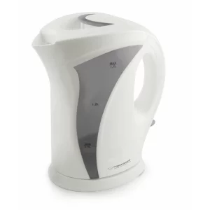 Fierbator electric Esperanza Iguazu, EKK018E, 2200W, 1.7l, Alb/Gri