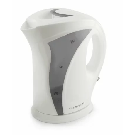 Fierbator electric Esperanza Iguazu, EKK018E, 2200W, 1.7l, Alb/Gri