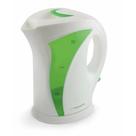 Fierbator electric Esperanza Iguazu, EKK018G, 2200W, 1.7l, Alb/Verde