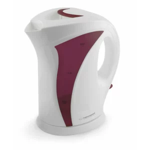 Fierbator electric Esperanza Iguazu, EKK018R, 2200W, 1.7l, Alb/Rosu