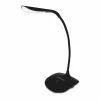 Lampa de birou LED Esperanza Akrux, ELD103K, cu brat flexibil, 3W, Negru