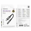 Adaptor audio Borofone BV24 Graceful, Type C la jack 3,5mm, Gri