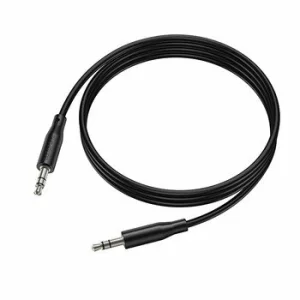 Cablu audio AUX Borofone AUX BL26 Standard, jack 3.5mm la jack 3.5mm, 1m, Negru