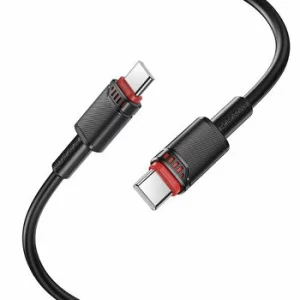 Cablu Date si Incarcare Type-C la Type-C Borofone BX110 Beneficio, 3A, 1m, Negru