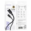 Cablu Date si Incarcare Type-C la Type-C Borofone BX111 Feliz 1m, 3A, Negru