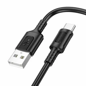 Cablu Date si Incarcare USB la Type-C Borofone Cable BX111 Feliz, 1m, 3A , Negru