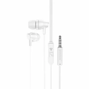 Casti cu microfon Borofone BM61 Wanderer, Alb