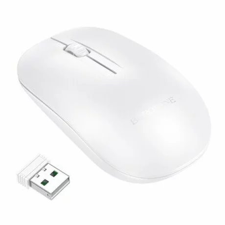 Mouse wireless Borofone BG14 Planet, 1000dpi, Alb