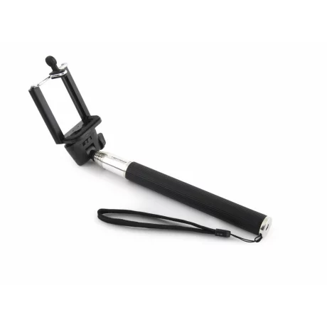 Selfie stick Esperanza EMM107, 20-100cm, 500g, Negru/Argintiu